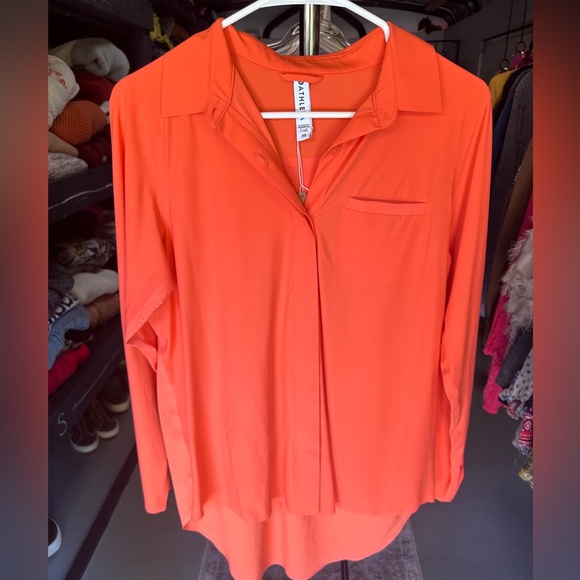 Athleta Tops - Athleta size XS orange blouse